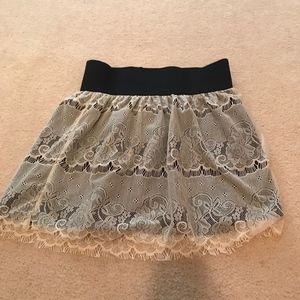 Black and White Skirt (Small)